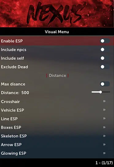 Nexus Redengine Premium Menu