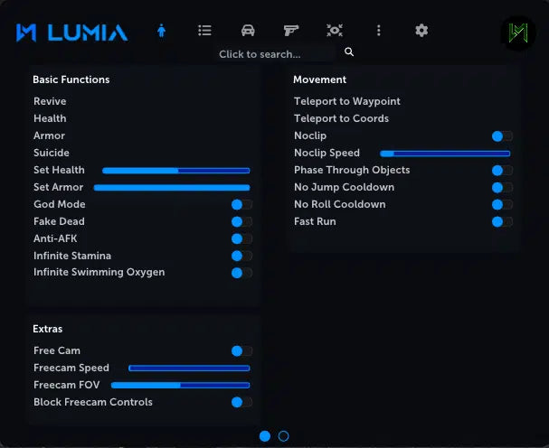 Lumia Redengine Premium Menu | Lumia Redengine Menu | ShaFiveM